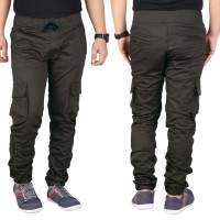 Celana Panjang Pria katun coklat Raindoz RNJ 007 original Cibaduyut