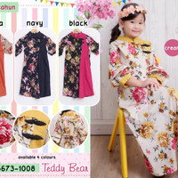 Teddy Bear Baju Gamis Anak/Dress Anak TB 3673 1008