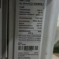 AC Panasonic CU-XN9RKJ