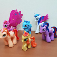Jual Little Pony Figure 6pcs Kuda Poni-toys-koleksi Murah