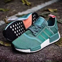 Adidas NMD R1 Tactile Green Premium Original / Sepatu Running Wanita