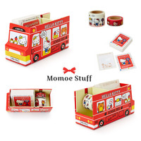 Jual Sanrio Masking Tape & Memo Set Bus Original Japan Hello Kitty Murah