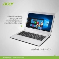 LAPTOP ACER E5-473 14'' CORE i3-5005U/ RAM 2GB/500GB WIN 10
