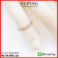 XUPING CINCIN ANAK MOTIF BARIS EMAS ZIRCON 0121180209