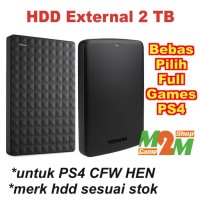 HDD Hardisk External 2TB 2 TB Hard Disk Harddisk FULL GAMES PS4