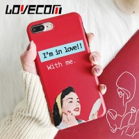 LOVECOM Phone Case iPhone 6 6S 7 8 Plus X Fashion Cool Art Concept Lov
