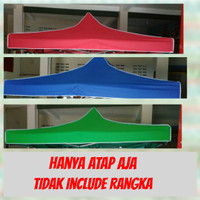 atap tenda lipat 3x6 terpal tenda cafe lipat