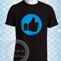 terbaru Kaos Distro Like Icon Baju Tshirt Unik
