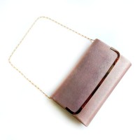 Best Seller Tas Pesta Elegan Merk Fladeo Gold Peach /
