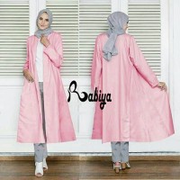 TERBARU JUAL BAJU OUTER WANITA LONG CARDI RABIYA Murah