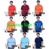 Kaos Polo Shirt Ukuran XXL / Polo Shirt / Polo Shirt Seragam / kaos