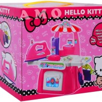 Mainan Set Meja Setrika Alas Seterika Hello Kitty Pink