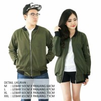 Jaket Bomber Calibrian Pria Wanita Hijau Army
