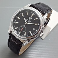 Jam tangan rolex otomatis terbaru tali kulit kw super