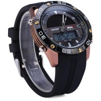 Jam Tangan Pria Original SKMEI CASUALS SOLAR Tahan Air Casio Led Karet