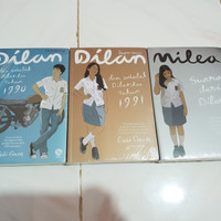 Set Novel Dilan dia adalah dilanku tahun 1990 Milea Suara dari dilan