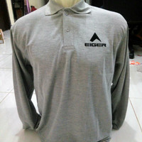 Kaos Polo/Baju/Kaos Kerah/Polo shirt Lengan Panjang Eiger