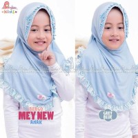 MiuLan Bergo Hijab Jilbab Kerudung Anak Polos Cantik Adem Rempel MEY