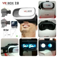 Virtual Reality Glasses VR Box Smartphone Lensa Kaca Mata - KEREN