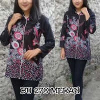 Jual BLUS BATIK BLOUSE ATASAN KERJA PAKAIAN WANITA MURAH CANTIK ELEGAN SERA Murah
