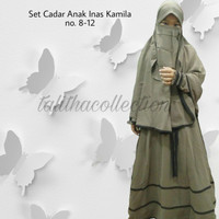 Gamis Cadar Anak Inas Kamila no. 8-12