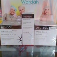 TERLARIS WARDAH WHITE SECRET Day+Night Cream+Serum MURAH