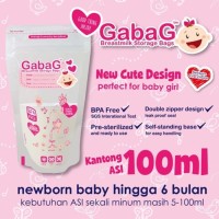 Jual #Set Peralatan Makan Bayi Kantong Asi Gabag BPA Free 30 pcs 100ml Murah
