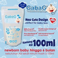 Jual #Set Peralatan Makan Bayi Kantong Asi Gabag BPA Free 30 pcs 100ml Boy Murah