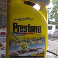 Sale! Prestone Antifreeze Radiator Coolant - Galon 3.78 Ltr - 100%