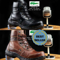 sepatu boots safety | casual pria | kulit | crocodile 01