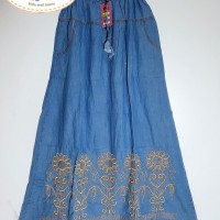 Jual Rok Jeans Panjang Bordir Murah Murah