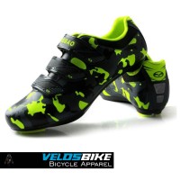 Sepatu sepeda balap cleat ROADBIKE MTB TIEBAO Army Look Blackgreen