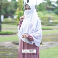 Jilbab Pashmina Instan Syari Warna Putih Bersih Free Cadar Murah