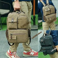 BACPACK CANVAS. BODY PACK. TAS RANSEL. TAS ORIGINAL. BAG KANVAS ORIGIN