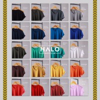 promo murah Kaos Polos Katun Bambu V Neck Lengan Panjang pria keren