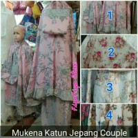 MUKENAH Mukena Katun Jepang Couple (ibu & anak)