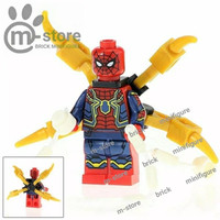 Jual lego avengers infinity war spiderman iron spider armor minifigure Murah