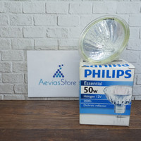 Bohlam / Bola Lampu Sorot Halogen 50watt Philips Essential.