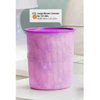 Large Mosaic Canister Toples tempat wadah kue roti krupuk camilan