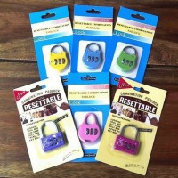 Gembok pin password Kunci Koper Nomer tas travel bags bag souvenir key