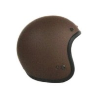 Helm Zeus Retro ZS 385 c Matte Brown vespa cafe racer Limited