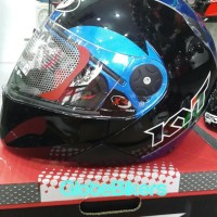 helm kyt x-rocket sport size M black blue Limited