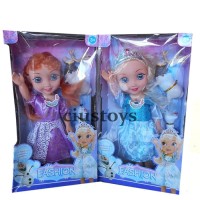 BONEKA ELSA ANNA FROZEN DOLL XF821A - MAINAN BARBIE FROZEN ELSA ANNA