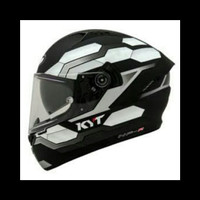 helm kyt NFR hexagon matt silver