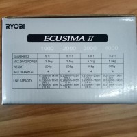 Reel Pancing Ryobi Ecusima 2 4000 4.1 Ball Bearing