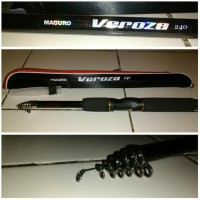 Joran Pancing Maguro Veroza 240 Cm Modifikasi Pegeg Reel Pancing