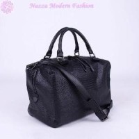 Tas Hand Bags wanita motif kulit buaya hitam polos & Tas Cantik bran
