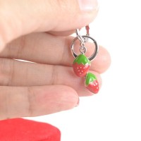 promo Anting Giwang Anak Strawberry Lapis Emas Putih kualitas bagus