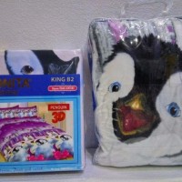 Couple Sprei Selimut Super Lembut Dan Tebal Merk Bonita PENGUIN Uk 1