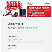 Voucher @wifi id seumur hidup